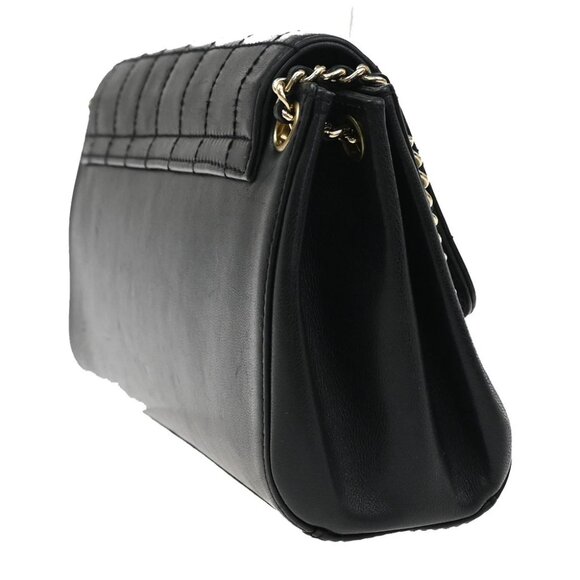 CHANEL Chocolate Bar 2.55 Chain Shoulder Bag Leather Black GHW France 683RL251 - Picture 15 of 15